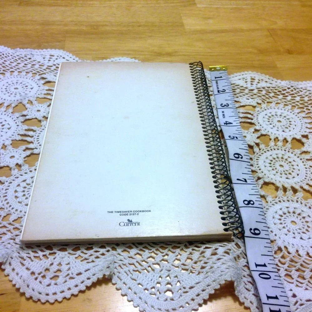 Book Sale! 3 for $10! Vintage Cookbook, Current Inc Timesaver Cookbook